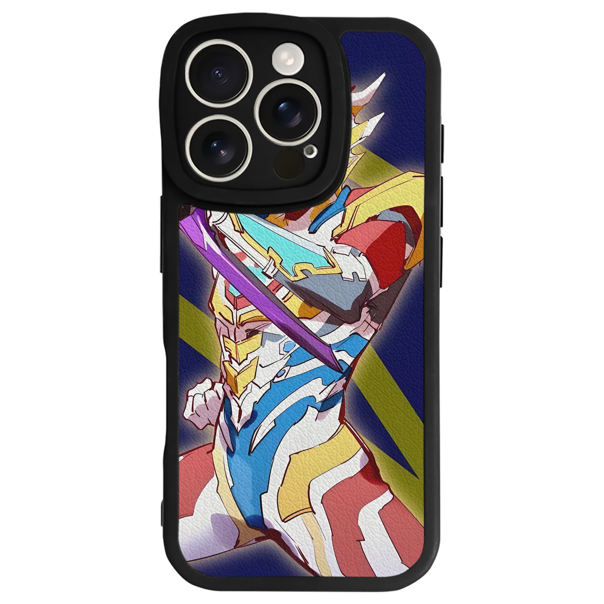 （画像用） ウルトラマン Ultraman 【iPhone 16シリーズ対応】シリコンスマホケース（レザー調） 材質：シリコン